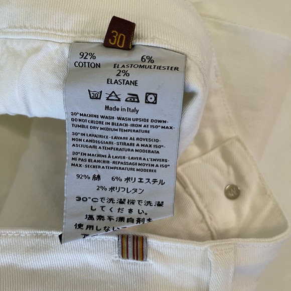 May Atelier Notify Pairs Jeans White Denim Jeans Size 30 - Picture 5 of 12